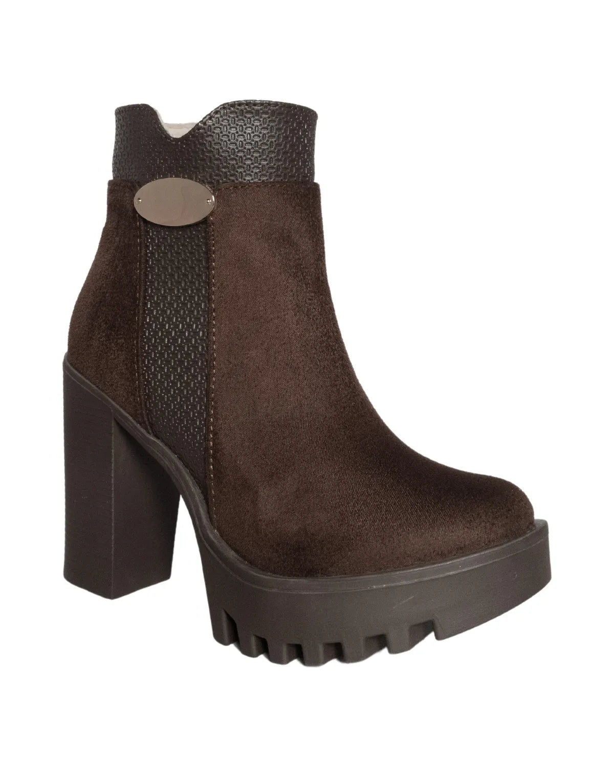 Botines Altos Tacón Grueso Alba Kira