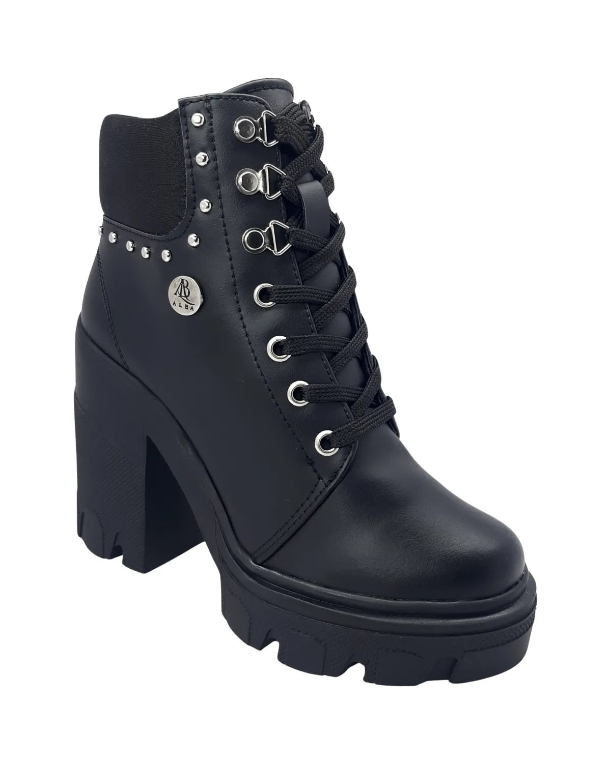 Botines Negros Altos Caro – Tiendas Alba