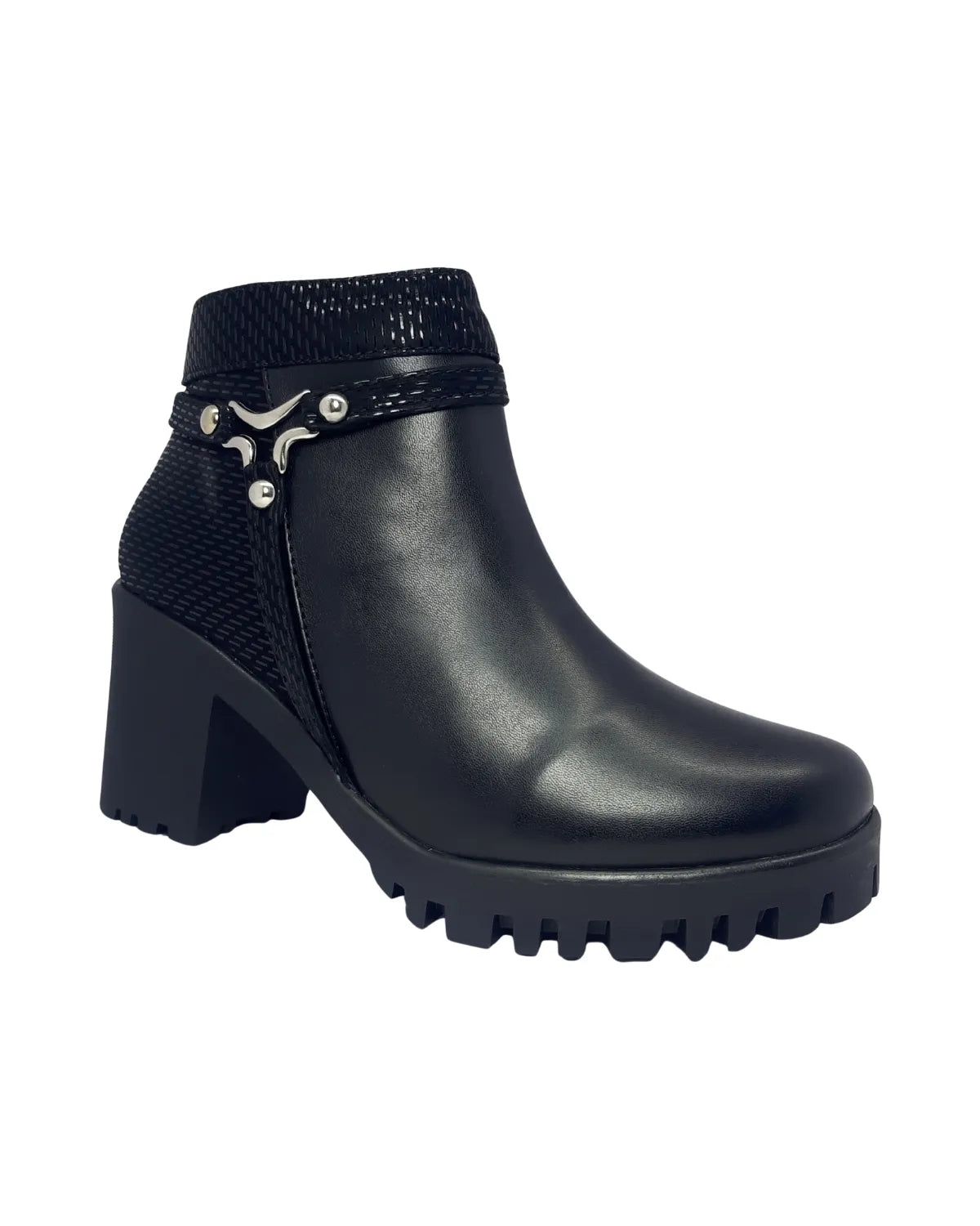 Botines Negros de Tacon Stella