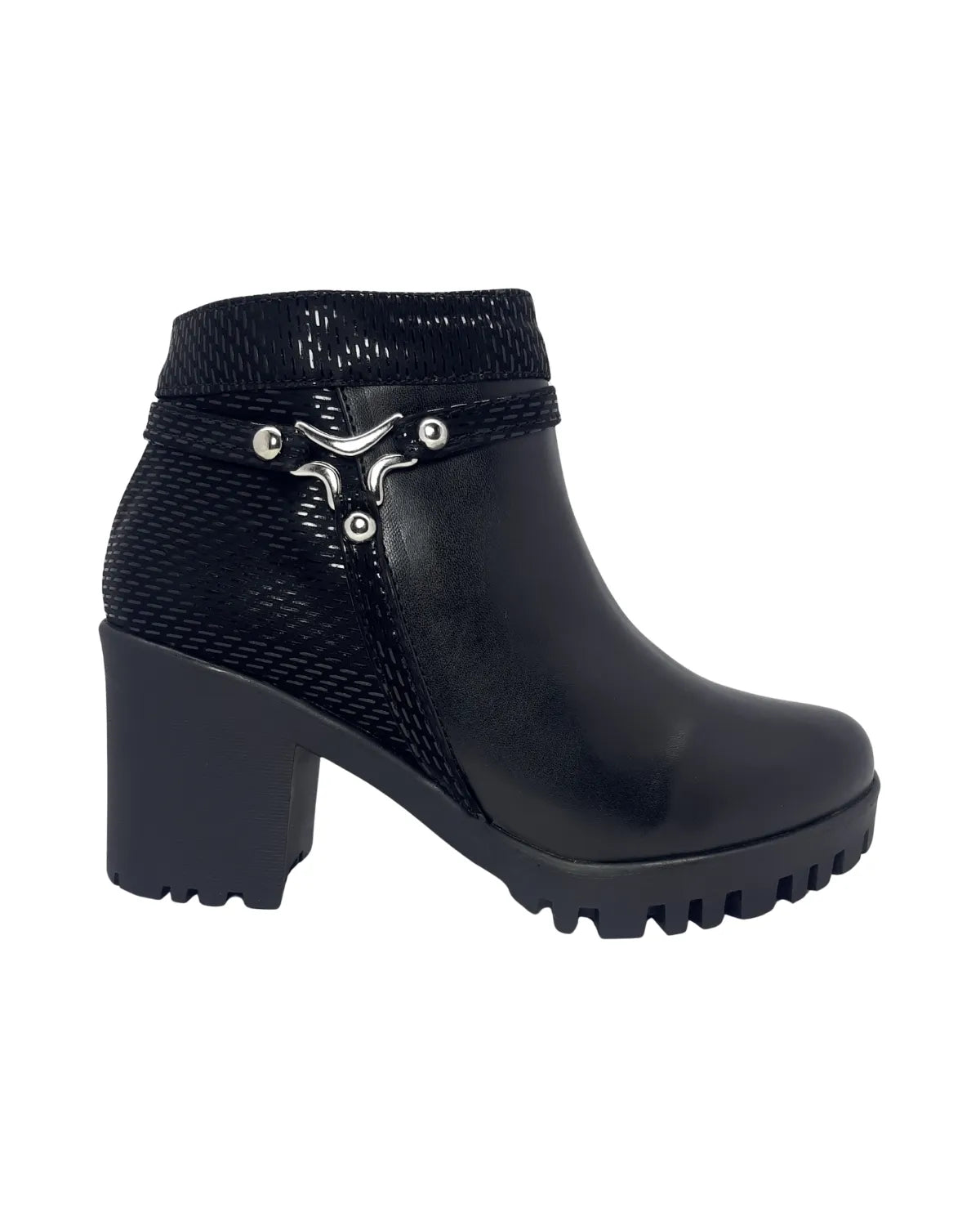Botines Negros de Tacon Stella